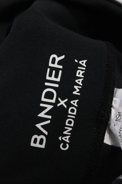 Bandier Womens Black Ankle Leggings Polyamide Size S