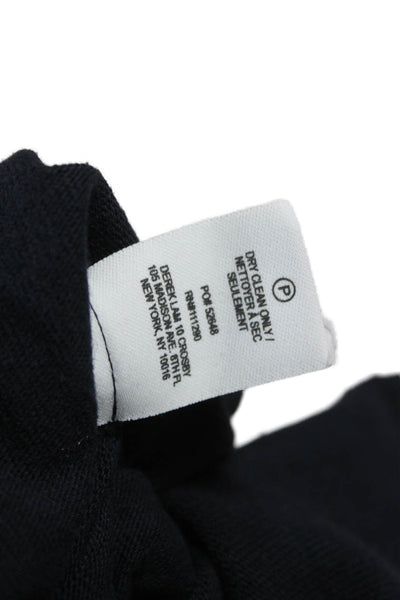 Derek Lam 10 Crosby Womens Sleeveless Henley Cotton Tank Top Blue Button Size S