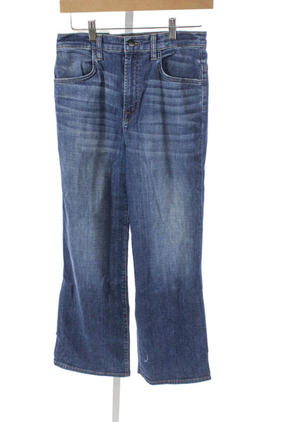 J Brand Women Bootcut Jeans High Rise Blue Cotton Inseam 26 Size 29