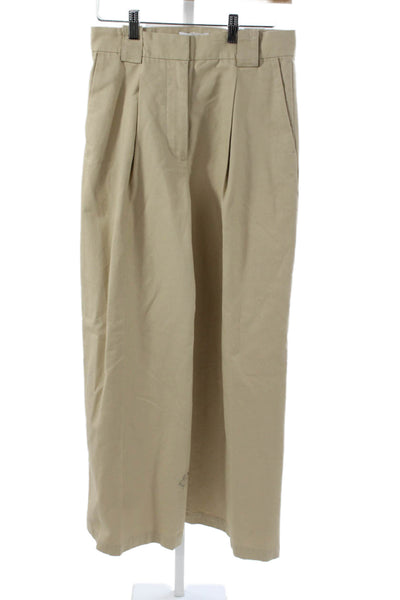 Stockholm Atelier & Other Stories Women Chino Pants Beige Cotton Size 36
