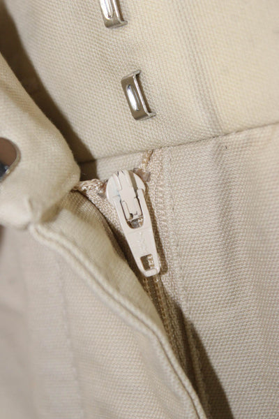 Stockholm Atelier & Other Stories Women Chino Pants Beige Cotton Size 36