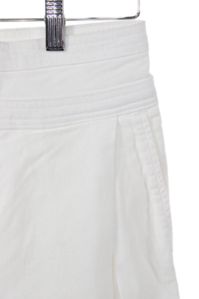 J Brand Womens Tapered Jeans White Mid Rise Cotton Size 26