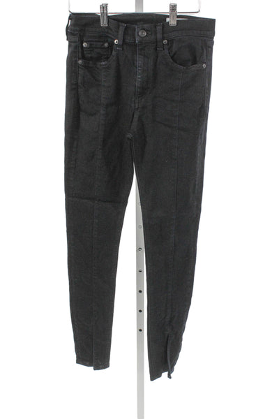 Rag & Bone Jean Womens Skinny Black Jeans Size 26