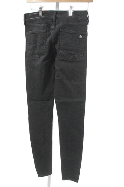 Rag & Bone Jean Womens Skinny Black Jeans Size 26