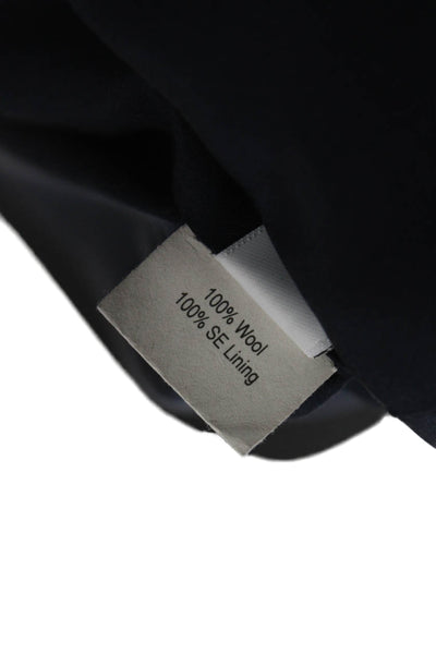 Chris Benz Women Pant Suit Blazer Gray 100% Wool Long Sleeve Size 2