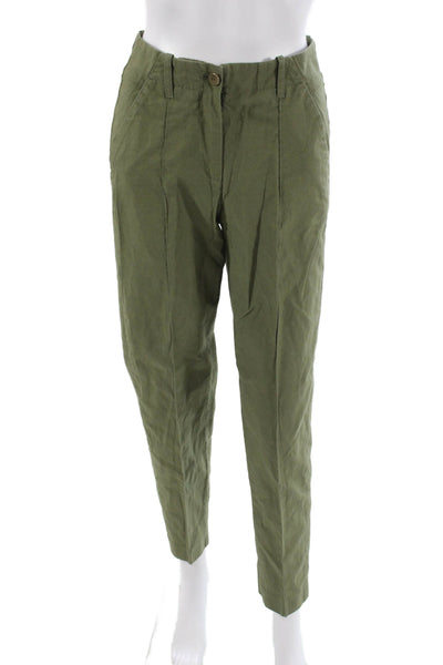 APC Unisex Chino Pants Green Cotton Military Inseam 28 Size 36