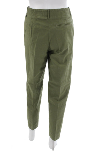 APC Unisex Chino Pants Green Cotton Military Inseam 28 Size 36