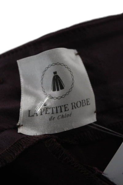 La Petite Robe di Chiara Boni Womens Jegging Purple Rayon Size 23