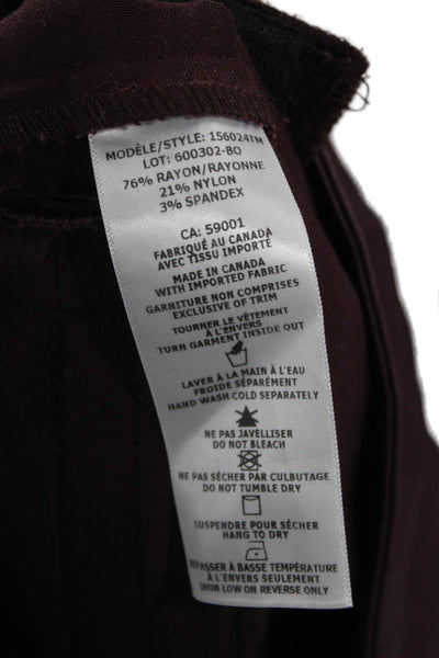 La Petite Robe di Chiara Boni Womens Jegging Purple Rayon Size 23