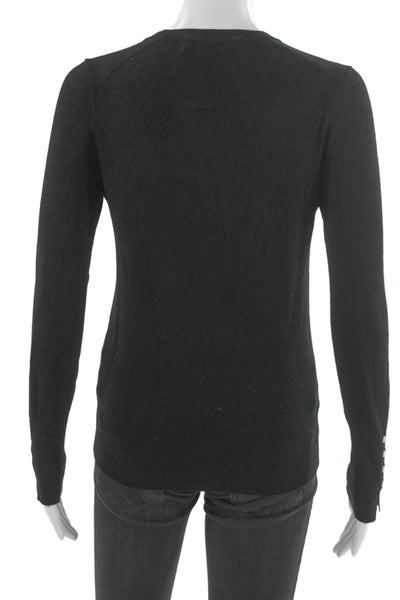 Zara Women Black Pullover Sweater Crewneck Size S