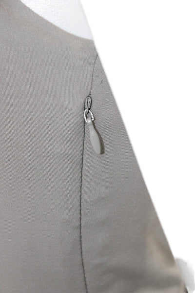 Superdown Women Maxi Dress One Shoulder Sleeveless Gray Polyester Size S