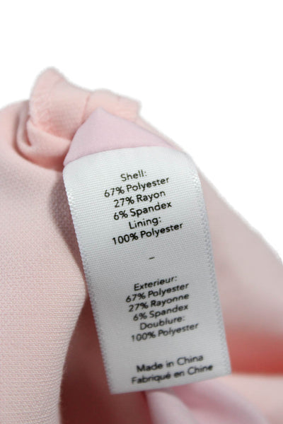 Likely Womens Pink Square Neck Sleeveless Gown Polyester Long Size 2