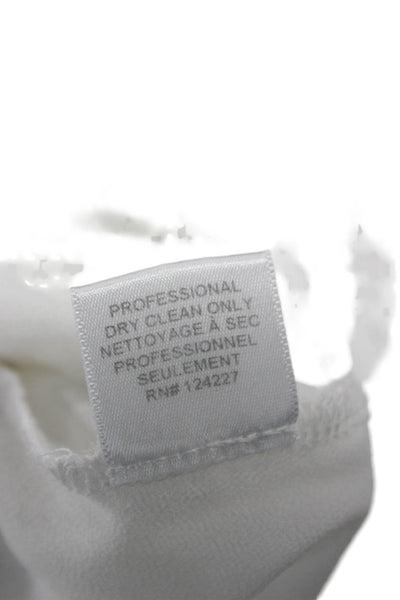 Misa Clothing Womens White Cotton Short Dress Size S