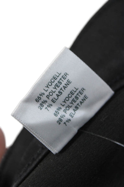 J Brand Womens Skinny Jeans Black Mid Rise 27in Lyocell Size 26