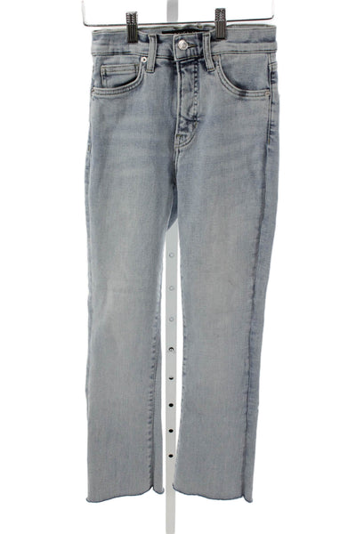 Veronica Beard Teens Skinny Distressed Blue Jeans Size 25