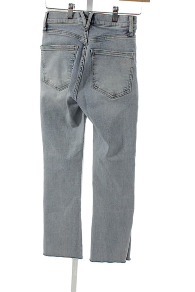 Veronica Beard Teens Skinny Distressed Blue Jeans Size 25