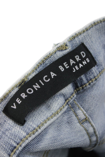 Veronica Beard Teens Skinny Distressed Blue Jeans Size 25