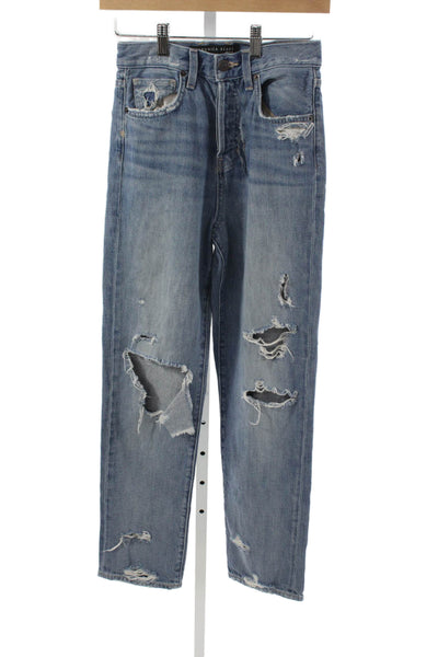 Veronica Beard Women Blue High Rise Straight Jeans Size 25