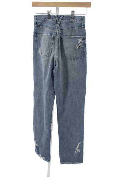 Veronica Beard Women Blue High Rise Straight Jeans Size 25