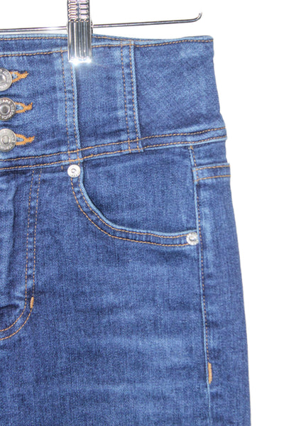 Veronica Beard Womens Skinny Jeans Blue Cotton High Rise Inseam 26 Size 24