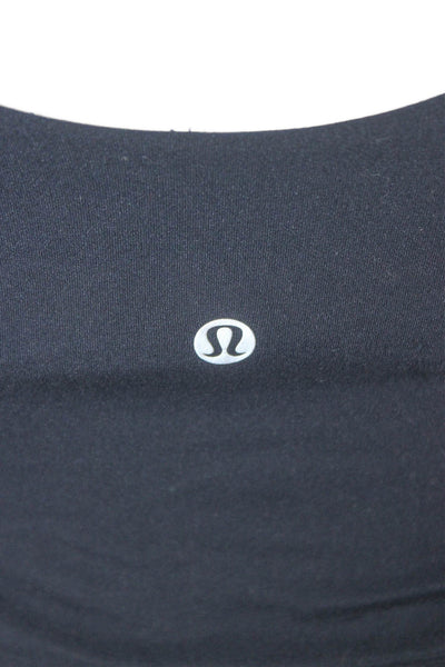 Lululemon Womens Pullover Sports Bra Navy Blue Size 4