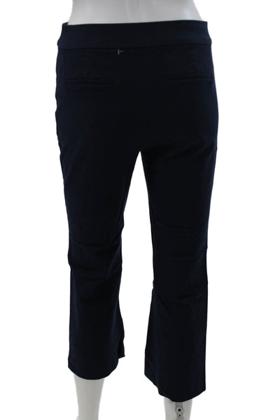 J Crew Unisex Adults Cropped Pants Blue Button Size 2