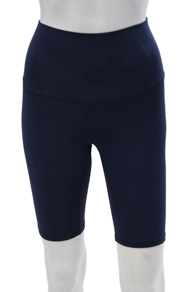 Define Your Inspiration Womens Biker Shorts Blue Polyester Spandex Size XS