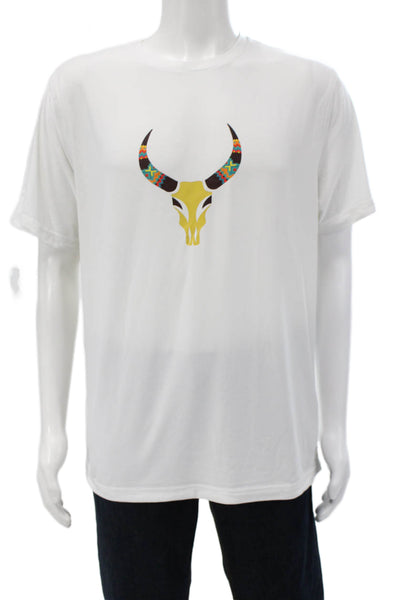 Vuori Mens Basic Graphic Western Cotton Crew Neck Short Sleeve T-Shirt Size L
