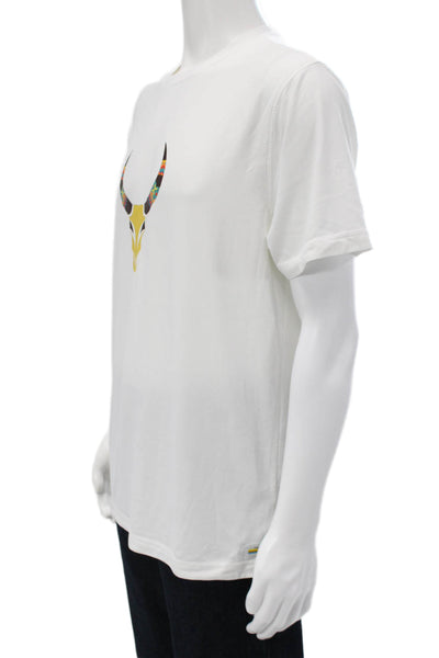 Vuori Mens Basic Graphic Western Cotton Crew Neck Short Sleeve T-Shirt Size L