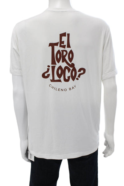 Vuori Mens Basic Graphic Western Cotton Crew Neck Short Sleeve T-Shirt Size L