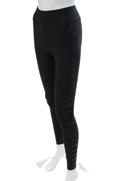 Ultracor Womens Ankle Star Spotted Leggings Black Size XS
