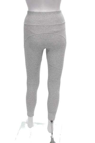 Outdoor Voices Womens Ankle Leggings Gray Colorblock Pull On Size XS