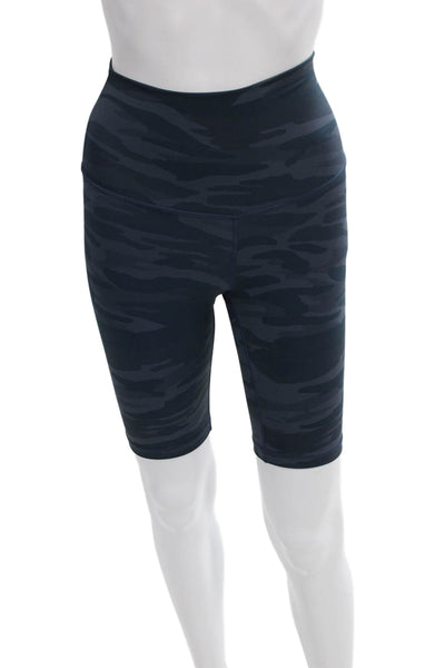Define Your Inspiration Women Biker Shorts Blue Camo Pull On Size XS