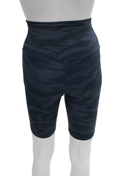 Define Your Inspiration Women Biker Shorts Blue Camo Pull On Size XS