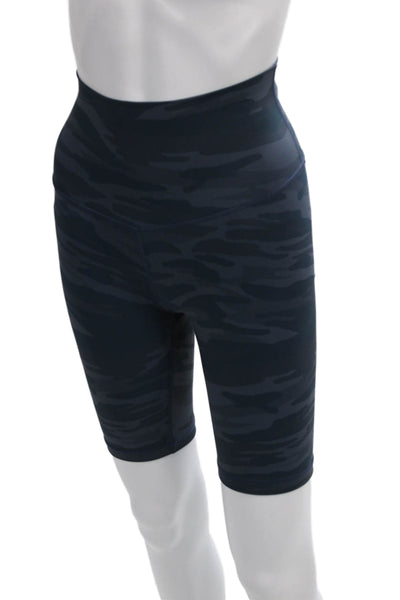 Define Your Inspiration Womens Biker Camo Blue Shorts Size XS