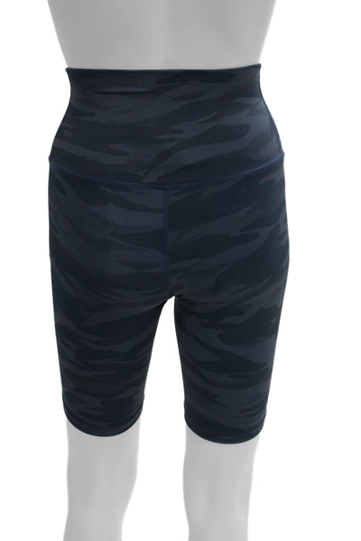 Define Your Inspiration Womens Biker Camo Blue Shorts Size XS