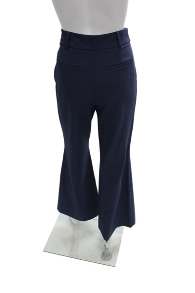 Toccin Women Dress Pants Blue Polyester Zip Solid Size 2