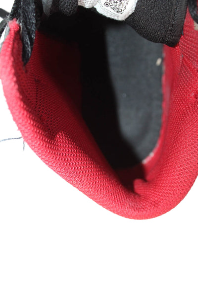 Nike Boys Leather Two-Toned High Top Sneakers Red Size 6Y