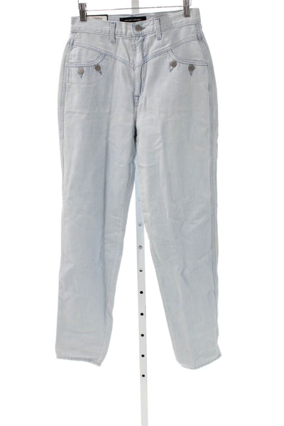 J Brand Women Mom Blue Jeans Mid Rise Button Size 26