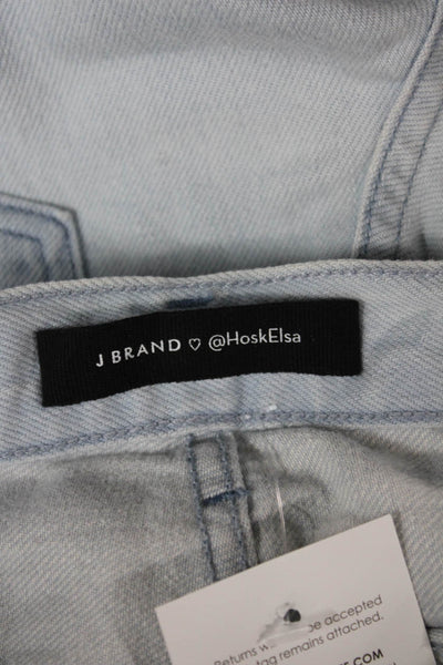 J Brand Women Mom Blue Jeans Mid Rise Button Size 26