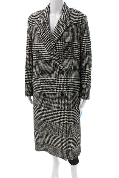 Stockholm Atelier & Other Stories Womens Houndstooth Coat Multi-Color Size XS