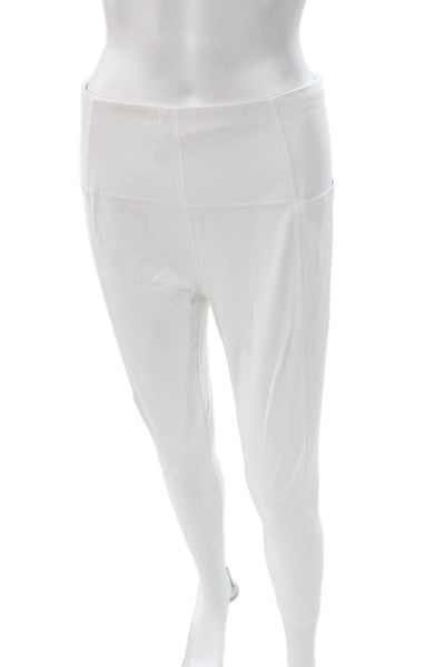 Sweaty Betty Women Cropped White Leggings Sports Size 12