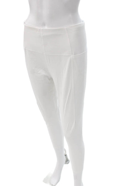 Sweaty Betty Women Cropped White Leggings Sports Size 12