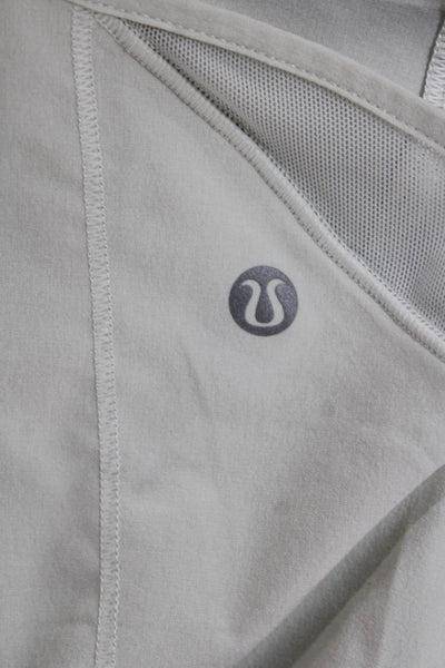 Lululemon Womens Hot Pants Beige Polyester Solid Pull On Size 6
