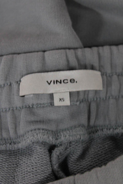 Vince Unisex Adults Gray Cotton Sweatpants Drawstring Size XS