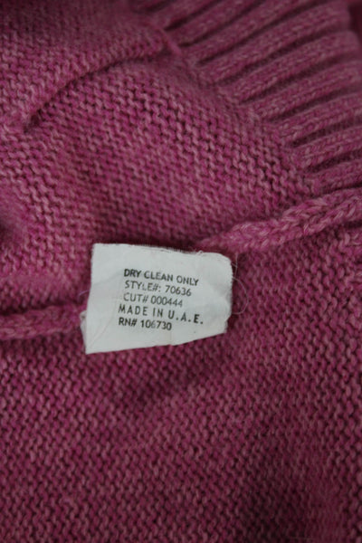 Vince Womens Hooded Pullover Sweater Pink Long Sleeve Size XS