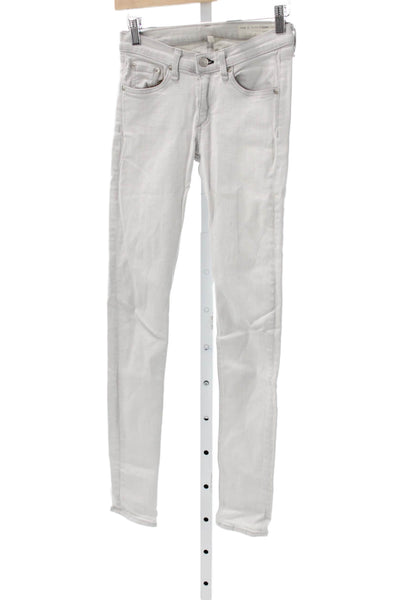 Rag & Bone Jean Womens Skinny Gray Cotton Jeans Size 26