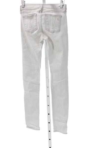 Rag & Bone Jean Womens Skinny Gray Cotton Jeans Size 26