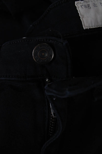 Rag & Bone Jean Women Skinny Black Jeans 31 Inseam Size 25