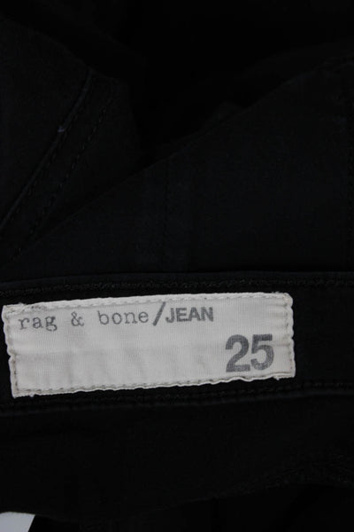 Rag & Bone Jean Women Skinny Black Jeans 31 Inseam Size 25